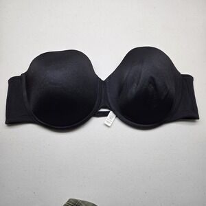 Dreamfit Women Bra 44D Black T Shirt Underwired Multi Way Lightly Lined READ
